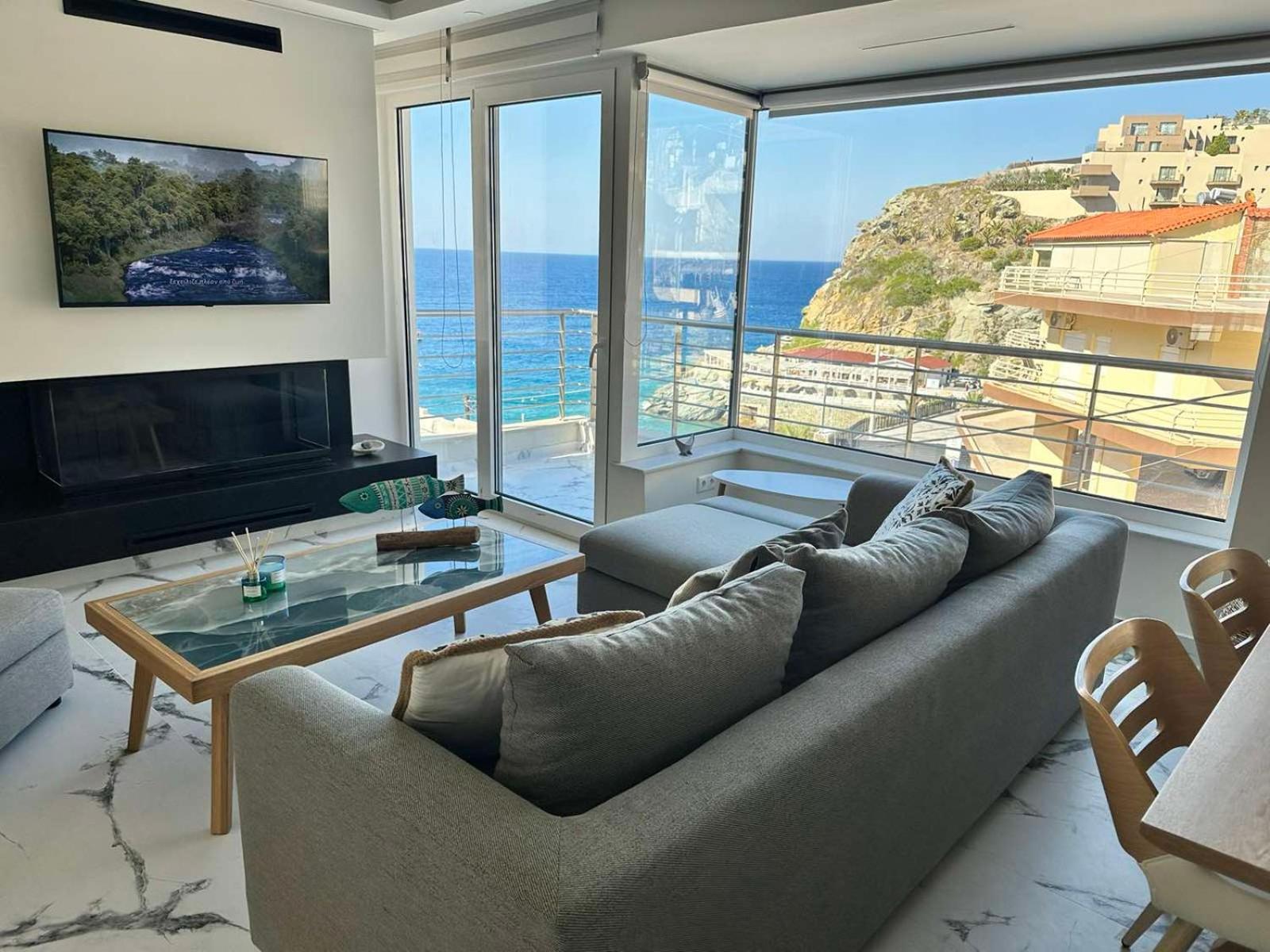 Popis Sea View Apartments Agia Pelagia  Exterior foto